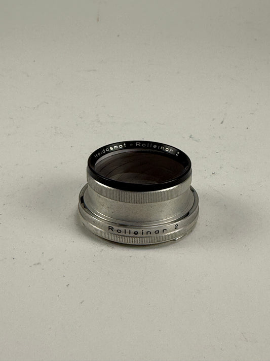 Rollei Bay III 38mm Rolleinar 2 Close Up Lens Filter Set for Rolleiflex Cameras