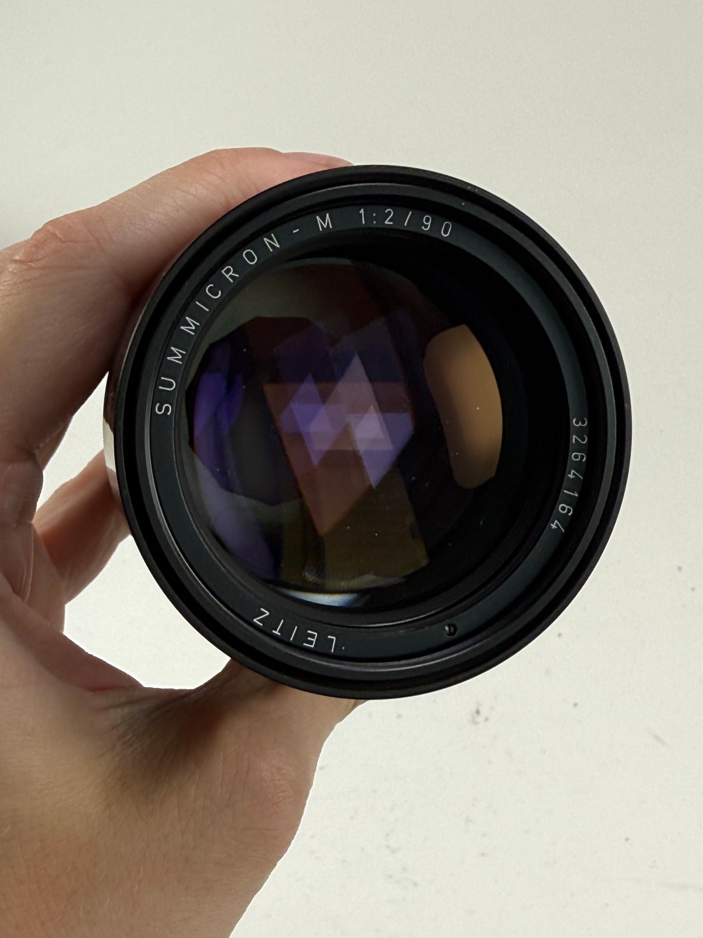 Leica 11136 90mm f2 Summicron-M E55 Lens Black (v.II)