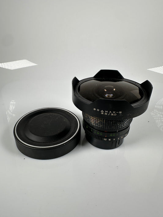 Zodiac-8 30mm f/3.5 for Kiev 88 Russian Fisheye Camera Lens