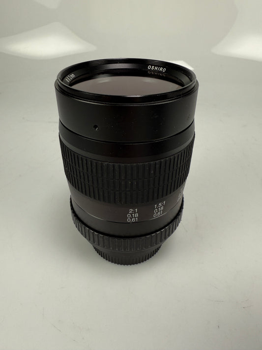 Oshiro 60mm f2.8 Manual Focus Macro Lens Nikon F