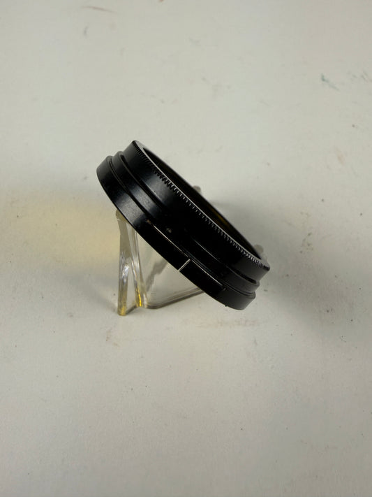 Leitz Leica Black A36 Yellow 3 Contrast Camera Lens Filter - Summitar push on 36mm