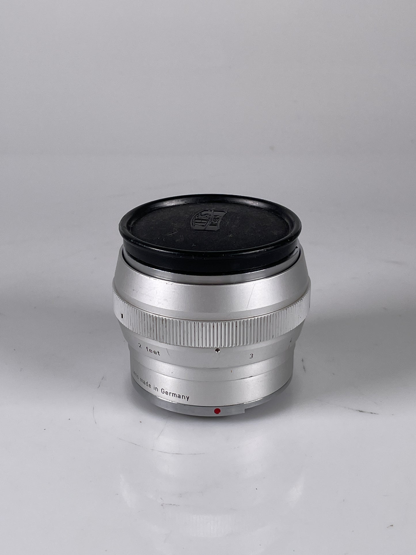 Carl Zeiss Planar 55mm f1.4 MF Lens For contarex silver chrome