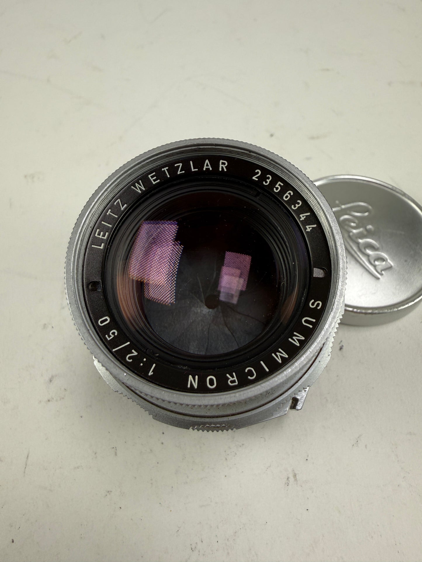 Leica Leitz Wetzlar Summicron-M 50mm F2 Dual Range DR Lens Rigid 235xxxx for M2-R