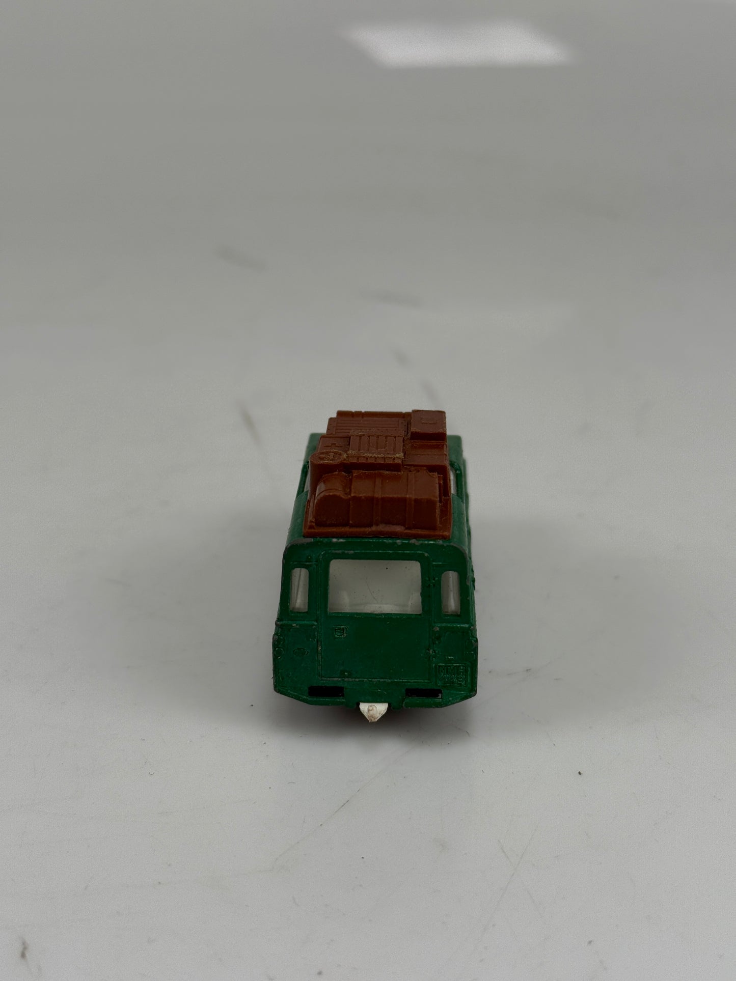 Vintage Lesney Matchbox 12c Land Rover Safari Green 1965 Regular Wheel Diecast