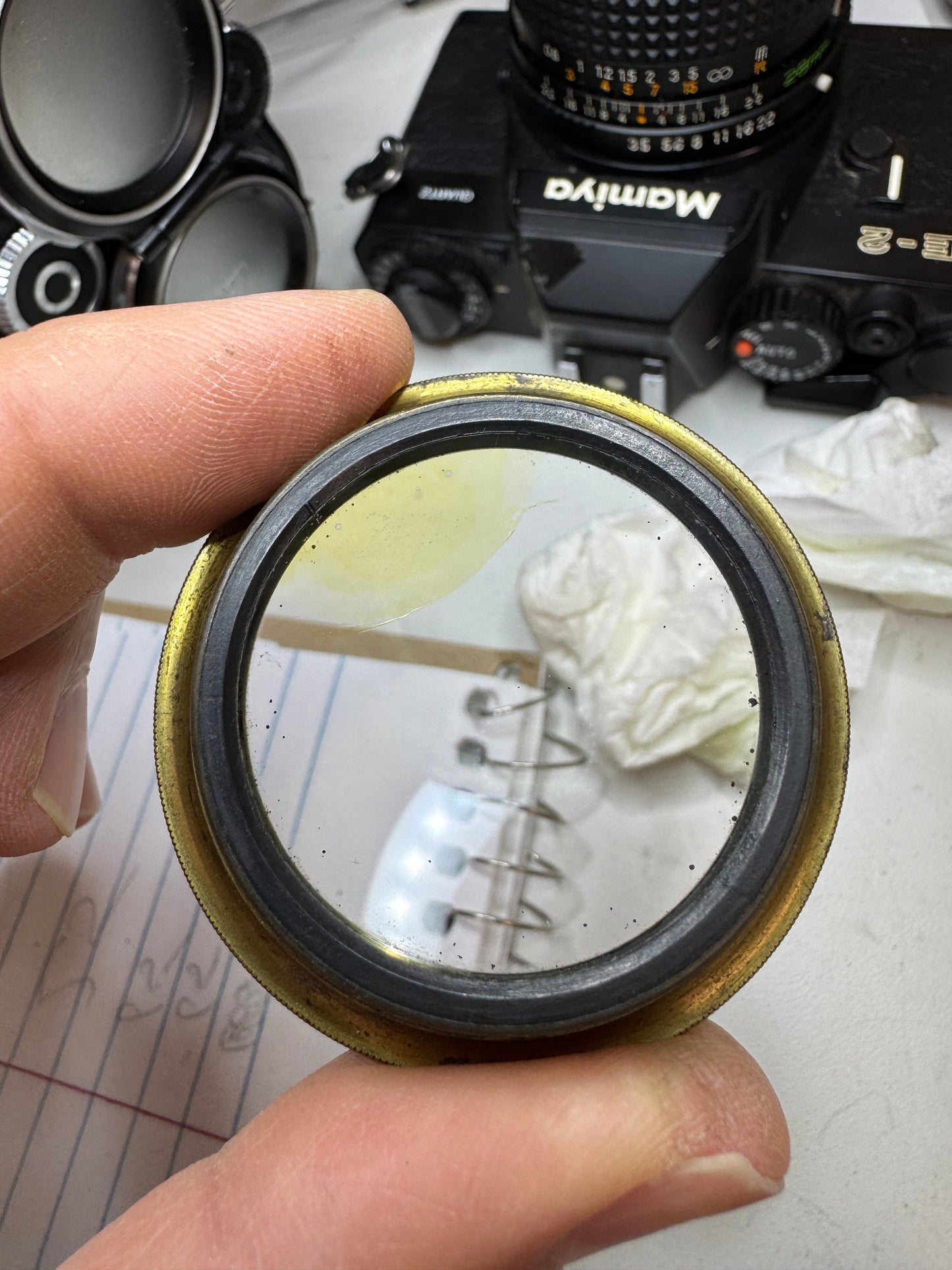 J.H. Dallmeyer London 8.5x6.5 Rapid Rectilinear Brass Lens