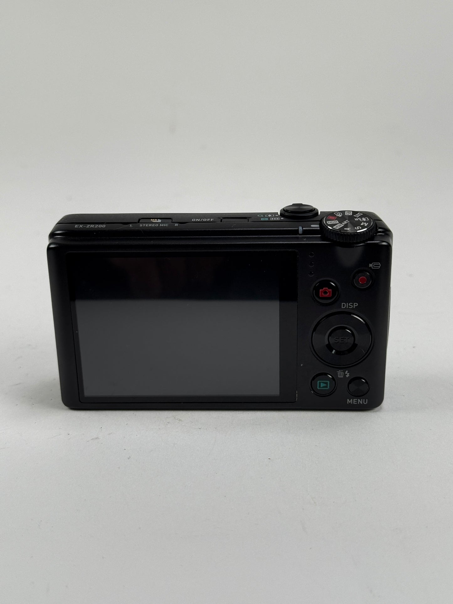 Casio EXILIM EX-ZR200 16.1MP 12.5x Optical Zoom Digital Camera Black