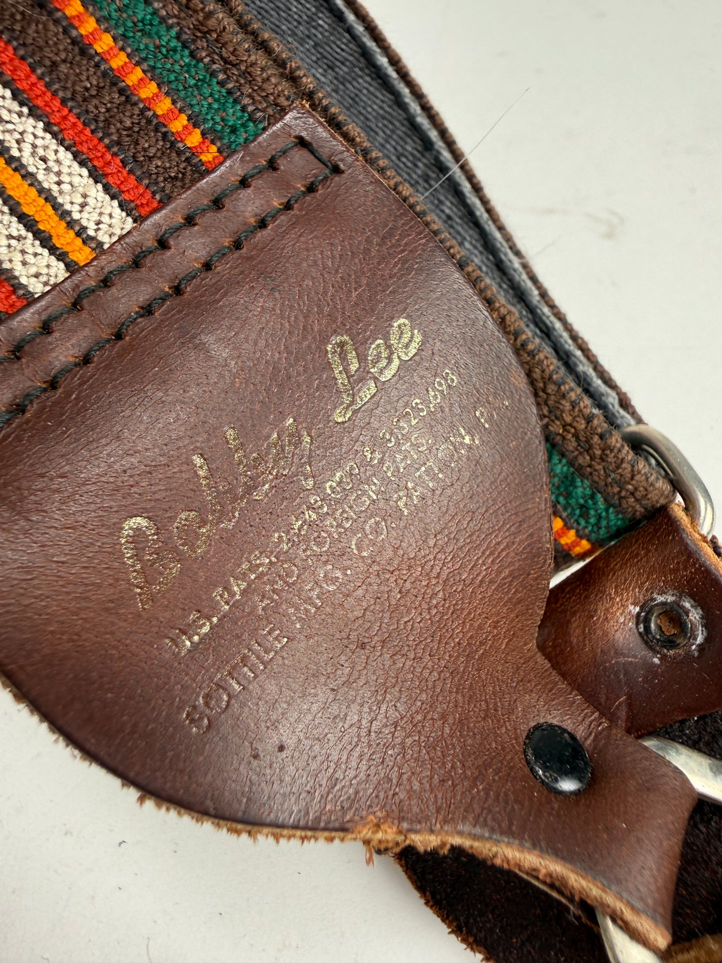 Bobby Lee Camera Strap | Hippie Woven Retro Metal Hooks & Leather | Made In USA
