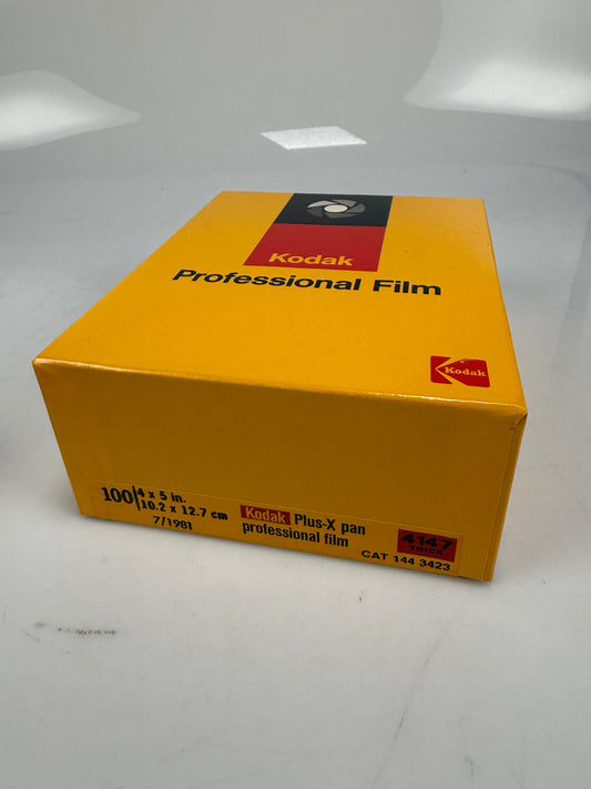 Expired 4x5 KODAK 4147 Plus-X Pan Large Format Film 100 Sheets 1981