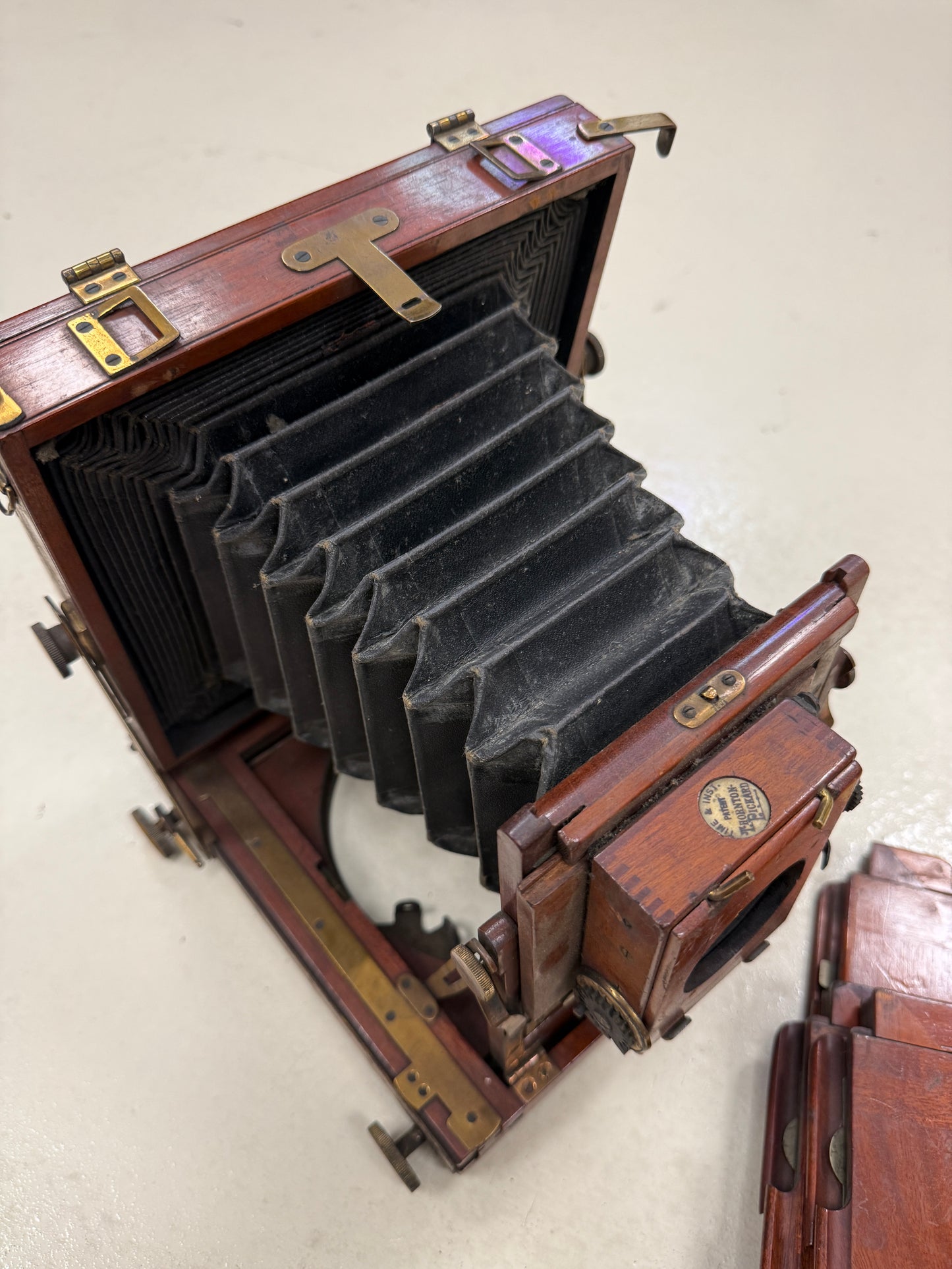 Houghton Tropical Triple Victo PLATE Large format CAMERA with holders