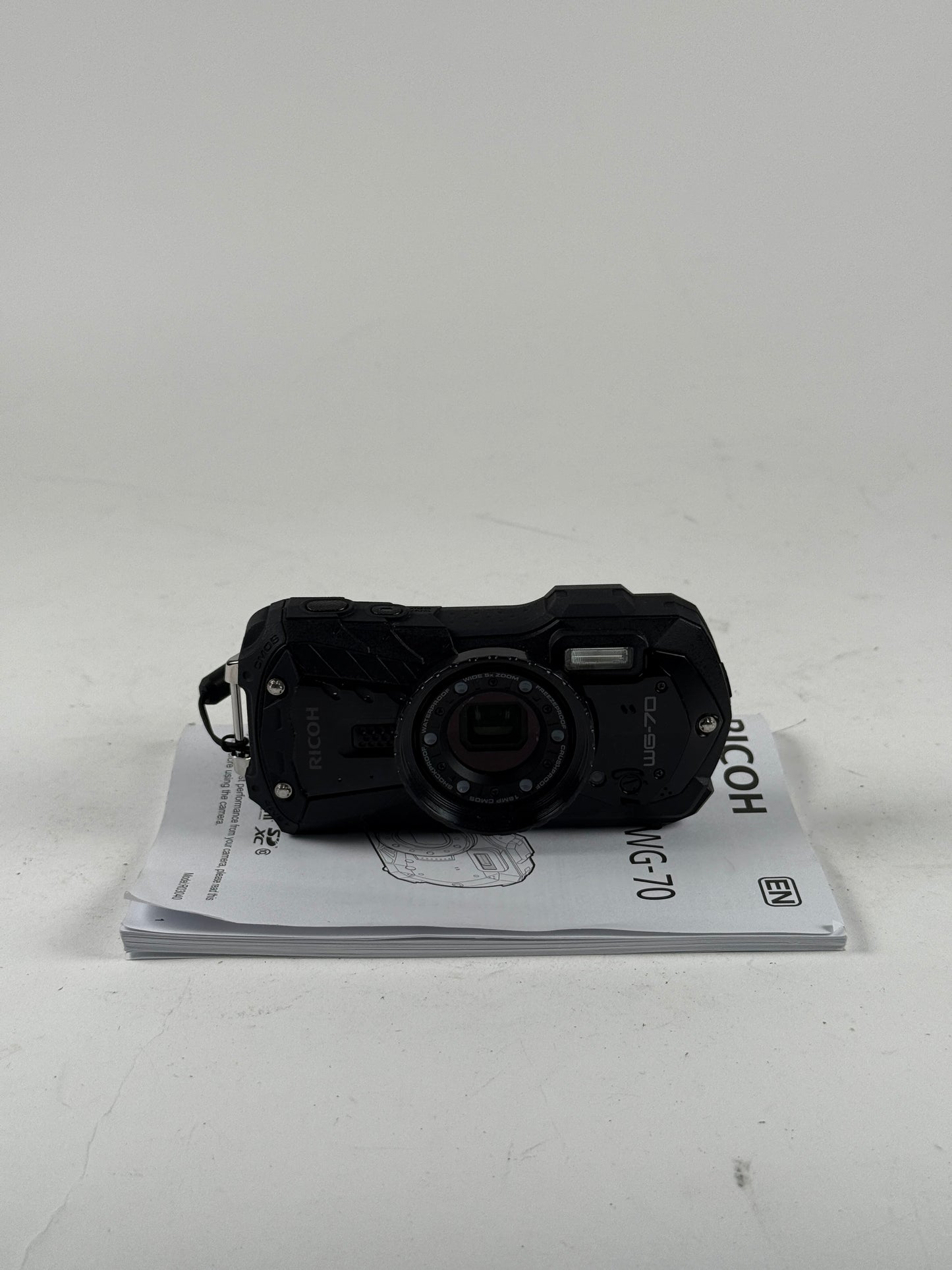 Ricoh WG-70 Waterproof Shockproof Digital Camera 16MP 4K Video Black