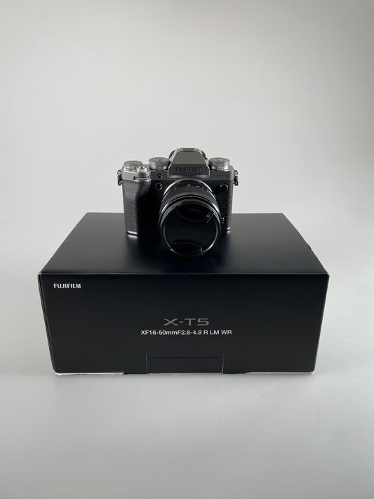 Fujifilm X-T5 40.2MP Mirrorless Camera - Silver w/ 16-50mm f2.8-4 lens