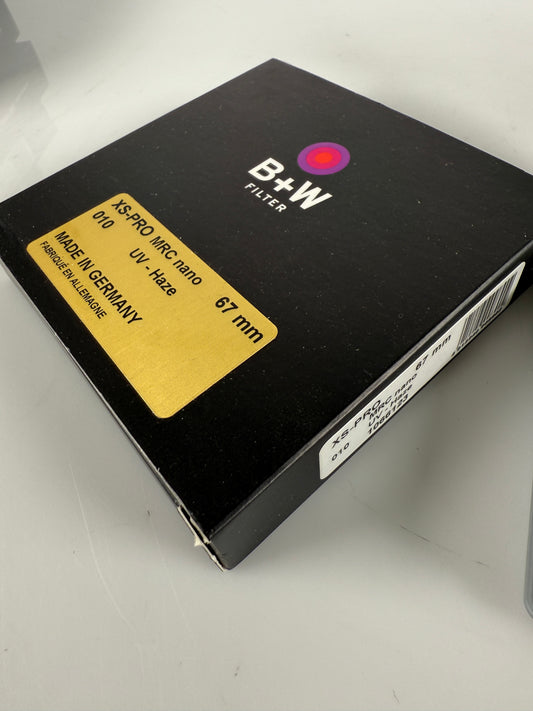 B+W 67mm 010 UV Haze Lens Filter 1x MRC Nano