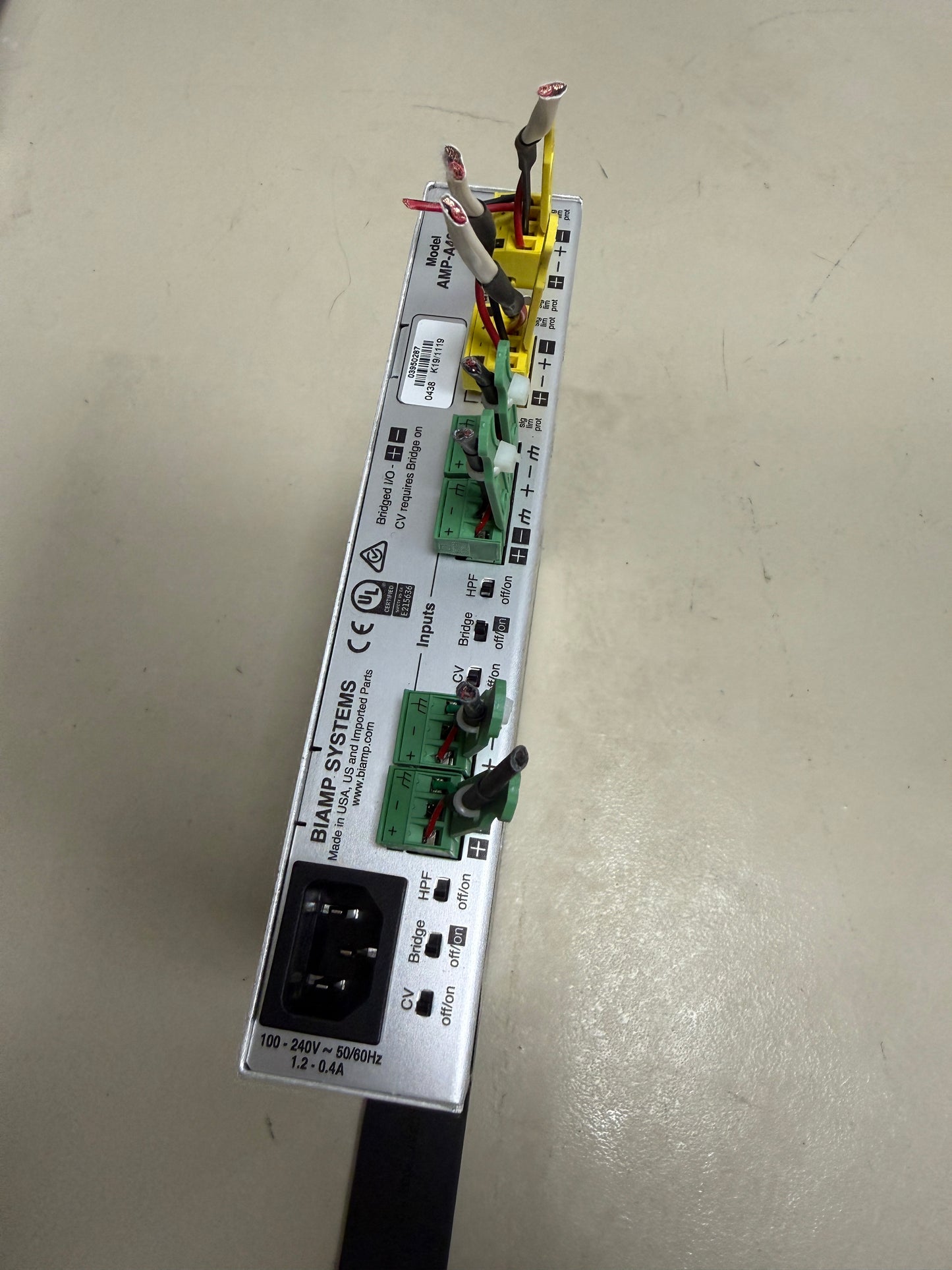 Biamp AMP-A460H 4amp Power Amplifier