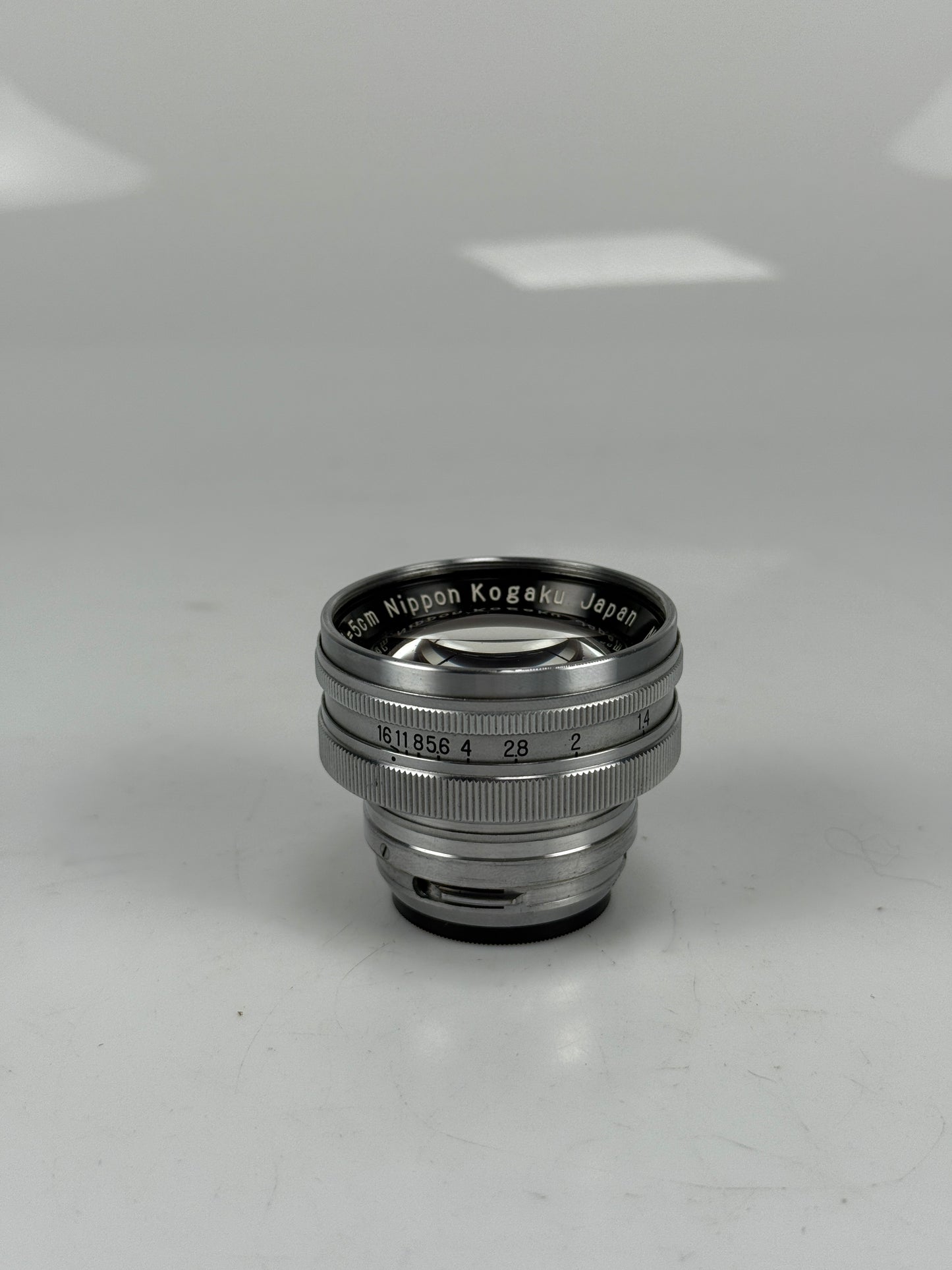 Nikon Nikkor S C 5cm 50mm f1.4 Nippon Kogaku Rangefinder Lens Chrome