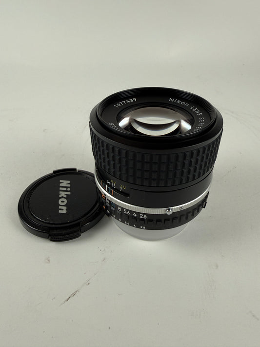 Nikon Nikkor AI-S 100mm f2.8 Series E Lens 100/2.8 AIS