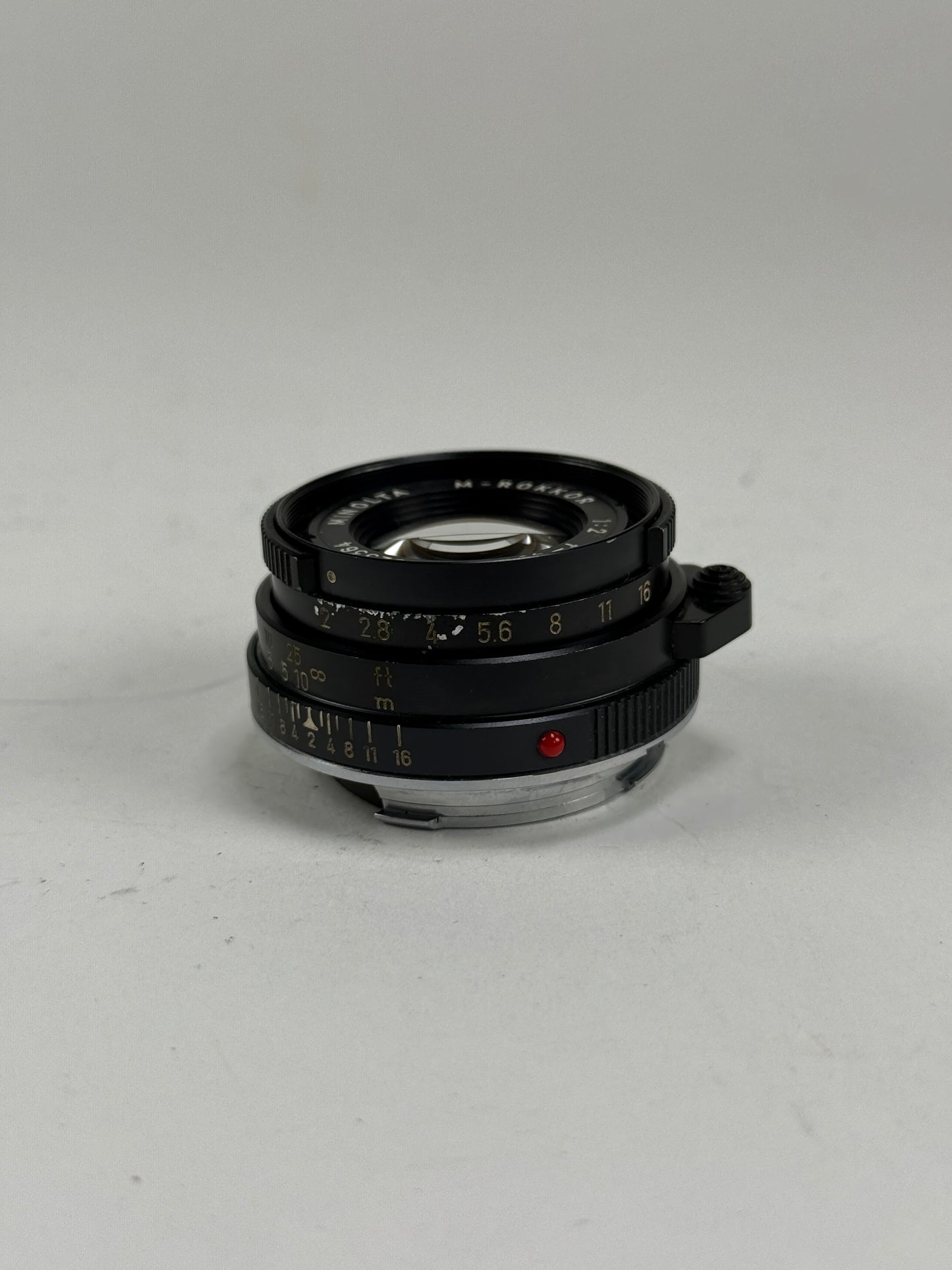 Minolta M Rokkor 40mm f2 Leica M Mount Lens For CL CLE