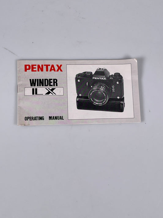 Pentax LX winder Film Camera Instruction Manual