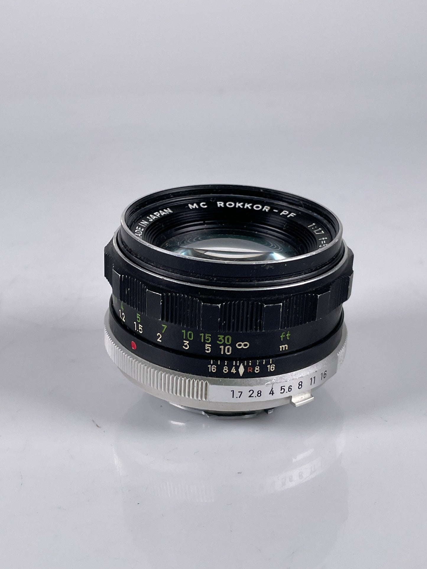 Minolta MC 55mm f1.7 Rokkor PF Lens