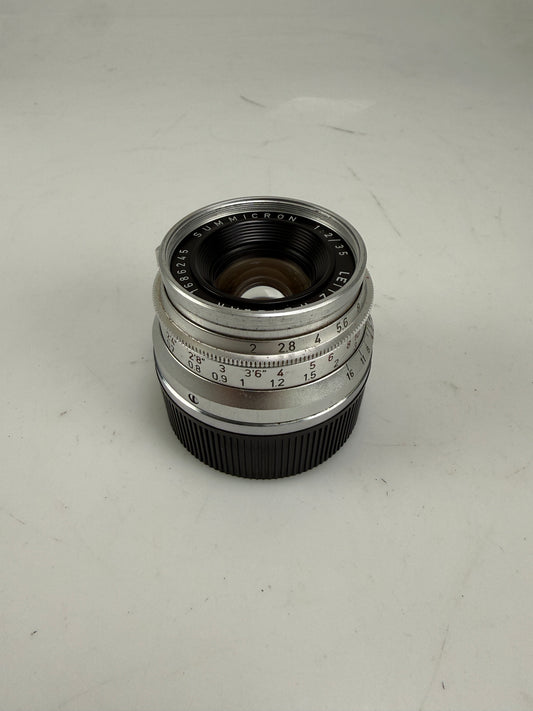 Leica Summicron 35mm f2 Germany 8 element Leica M mount RARE
