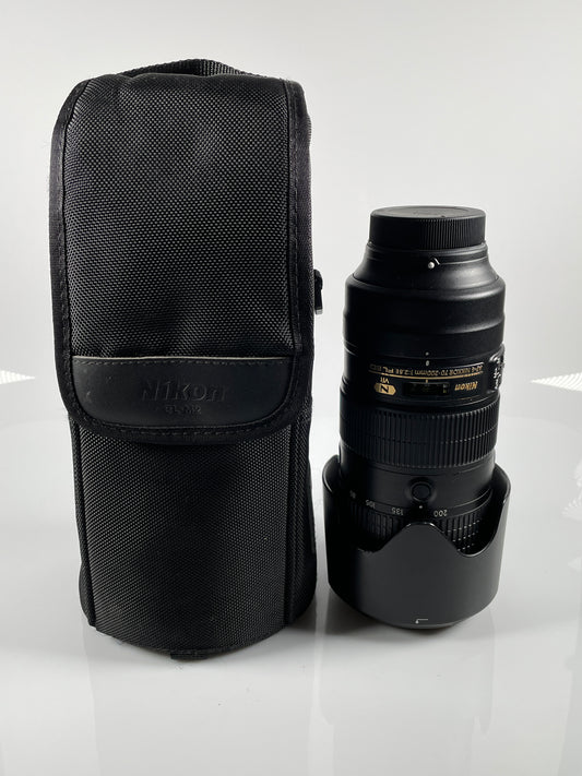 Nikon Nikkor AF-S 70-200mm f2.8 E FL ED VR Lens