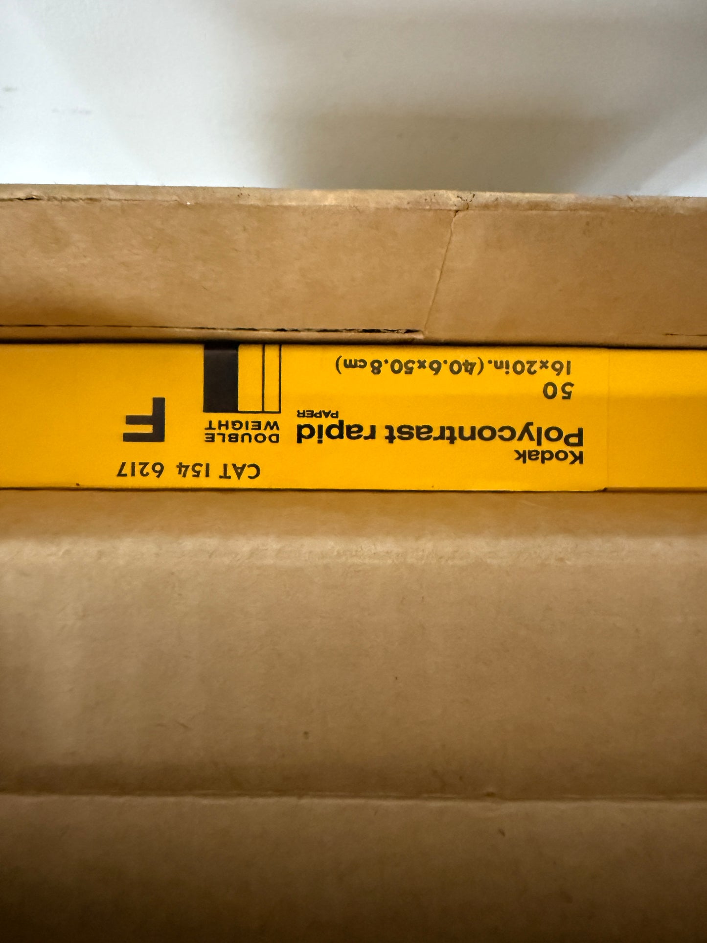 Kodak Polycontrast Rapid F Double weight Photo Paper 50 Sheets 16x20 inch