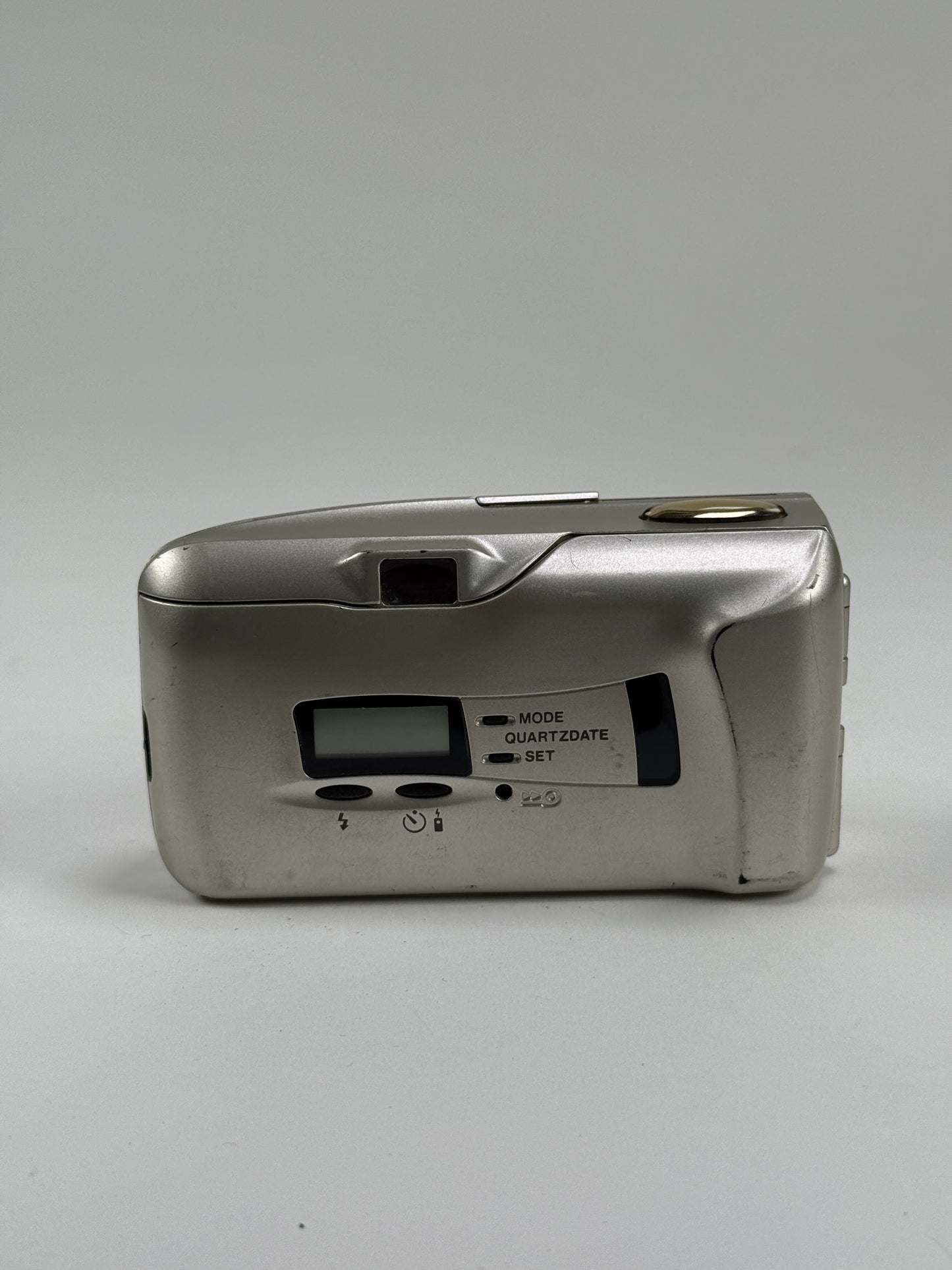 Olympus Stylus Epic 35mm point and shoot p&s film camera 35mm f2.8 chrome/silver