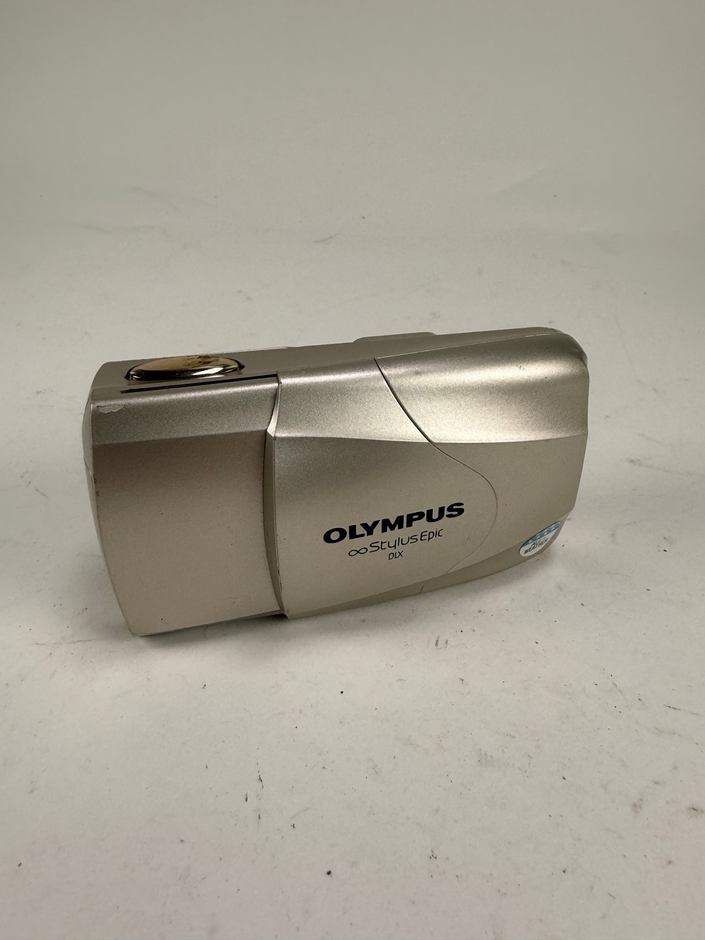 Olympus Stylus Epic DLX MJU II 35mm point and shoot p&s film camera 35mm f2.8 chrome/silver