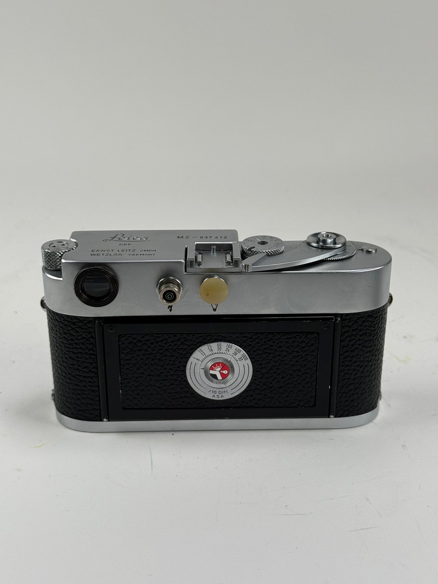 Leica M2 button rewind Chrome 35mm rangefinder film camera body YYE CLA