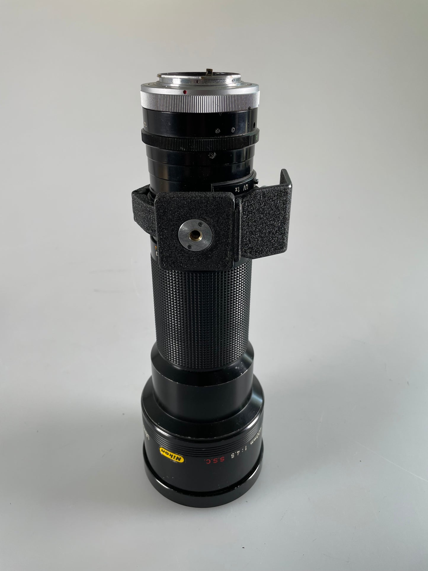 Canon 400mm F4.5 SSC converted to Nikon F mount