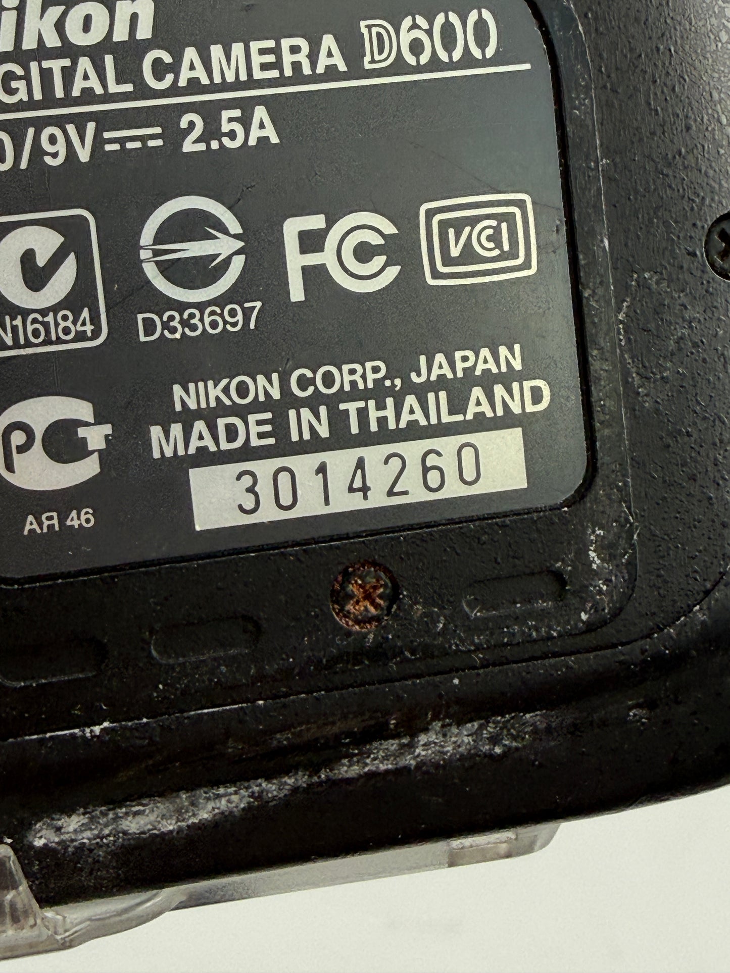 Nikon D600 24.3MP Digital SLR Camera Body