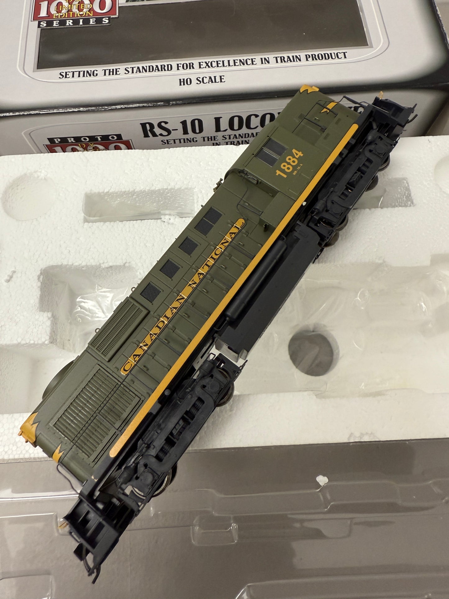 HO PROTO 1000 DX LIMITED EDITION 1 of 168 CANADIAN NATIONAL RS-10 #1884 locomotive