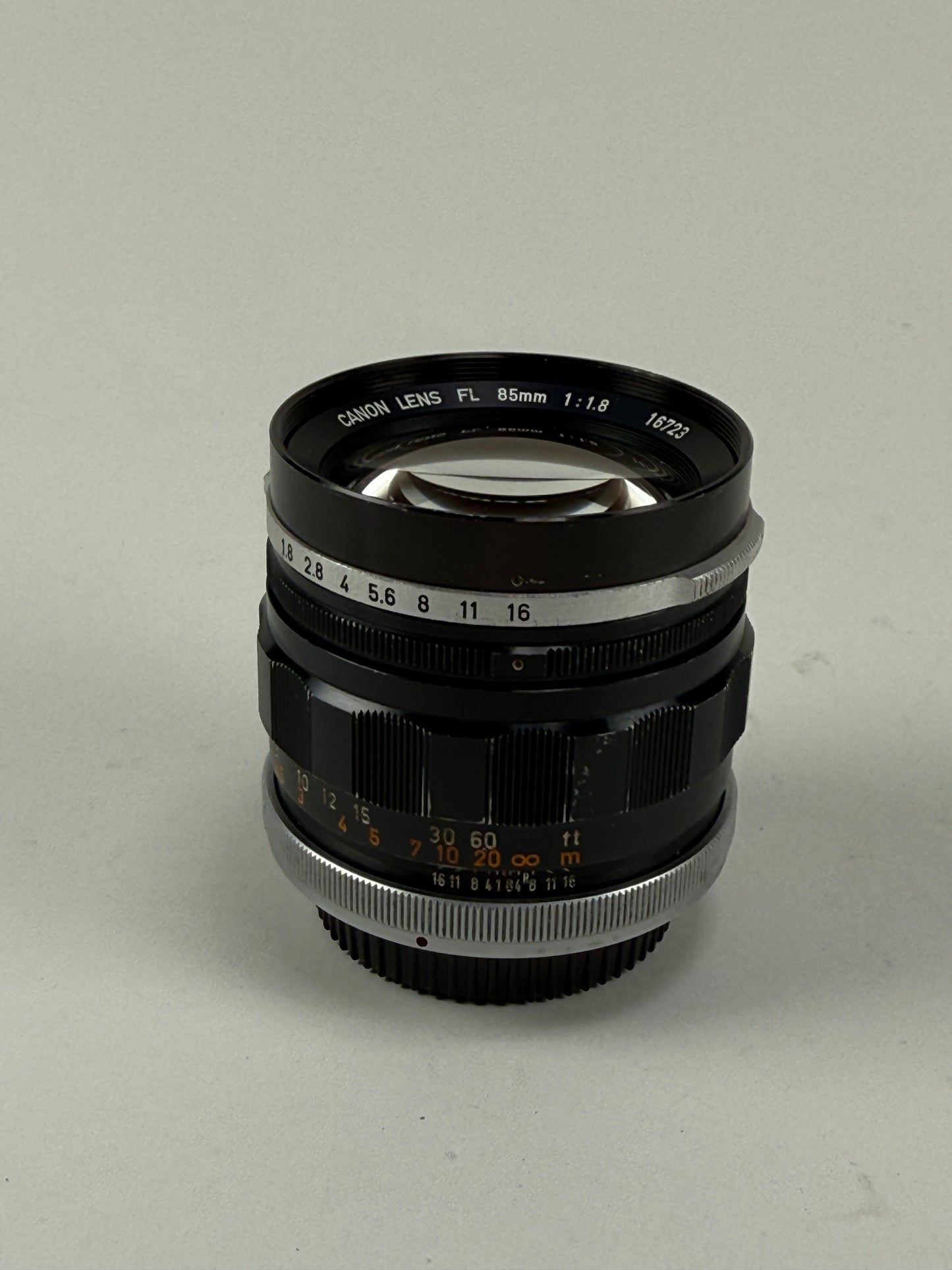 Canon FL 85mm f1.8 Lens manual focus