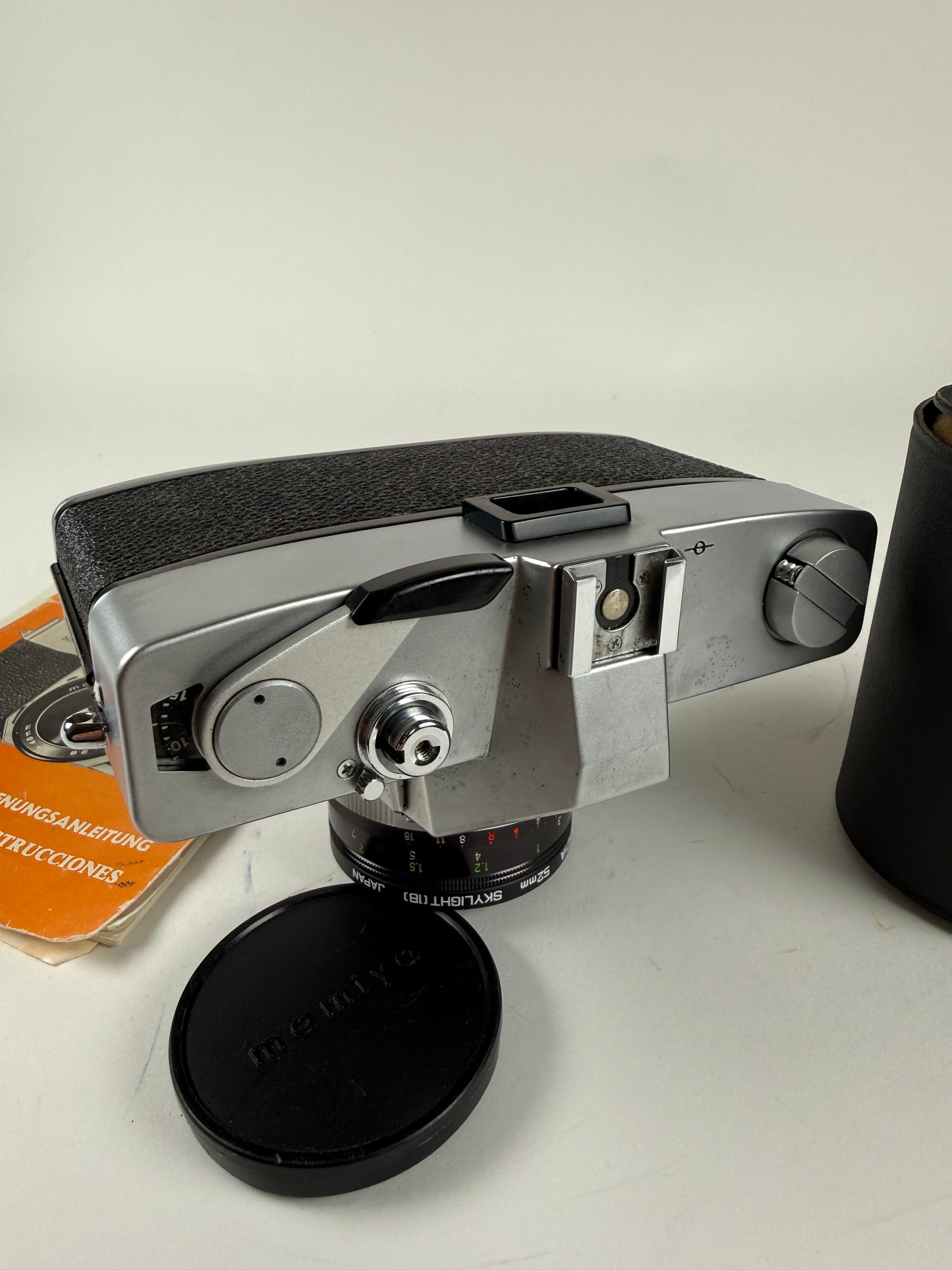 Mamiya Model 528AL 35mm Camera w/ 48mm f2.8 Lens and wide/telephone lenses