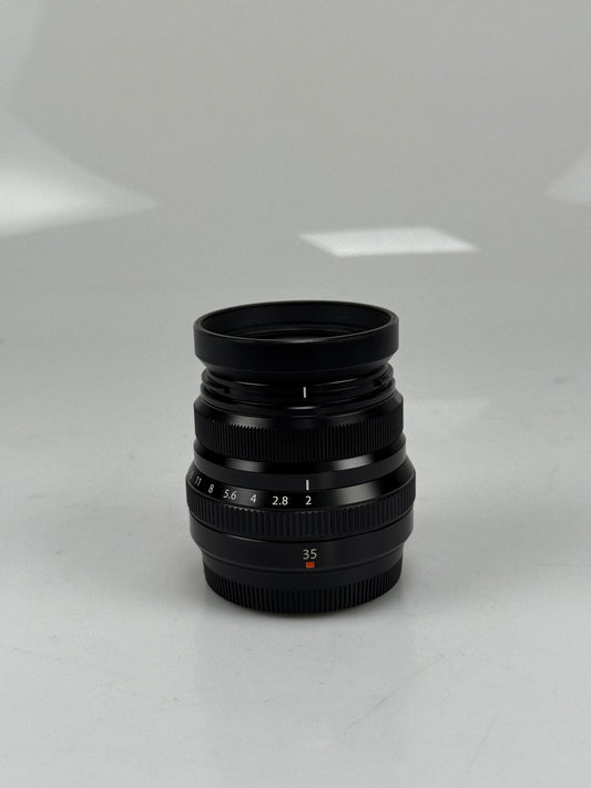 Fuji fujifilm XF Fujinon 35mm f2 R WR Super EBC Lens Black