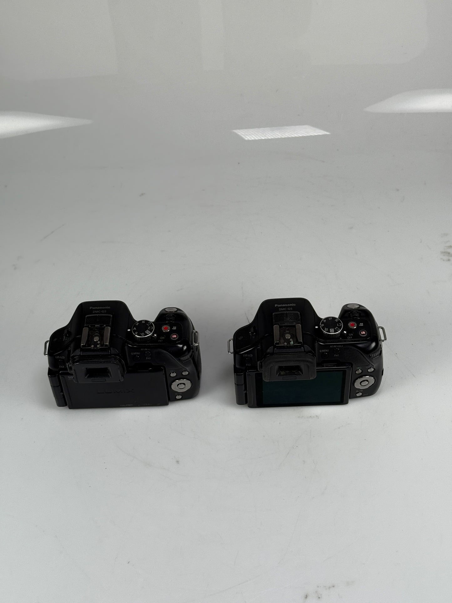 Panasonic Lumix DMC-G5 Mirrorless MFT Digital Camera Body lot of 2