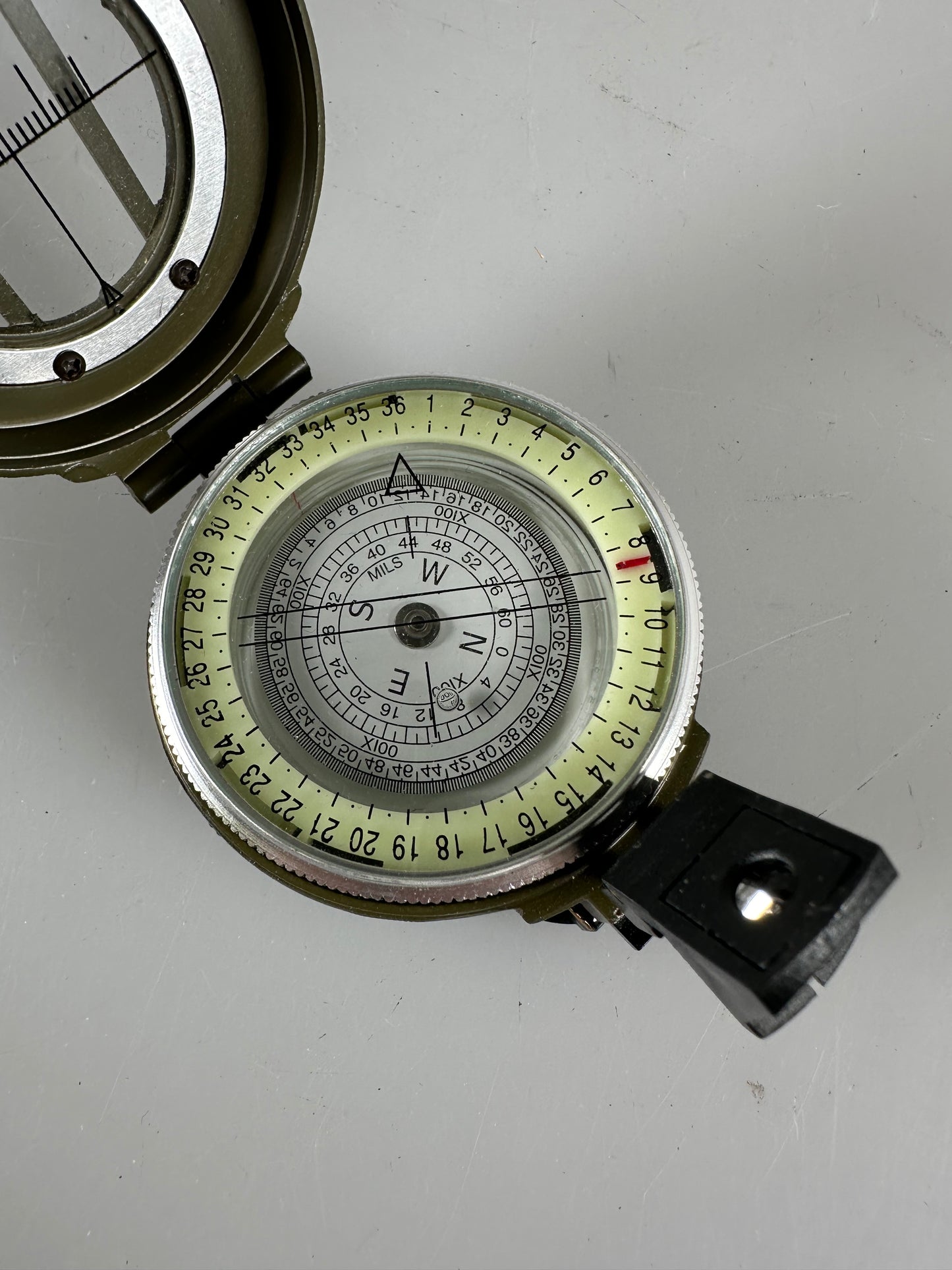 Francis Barker British Army Military Prismatic Compass