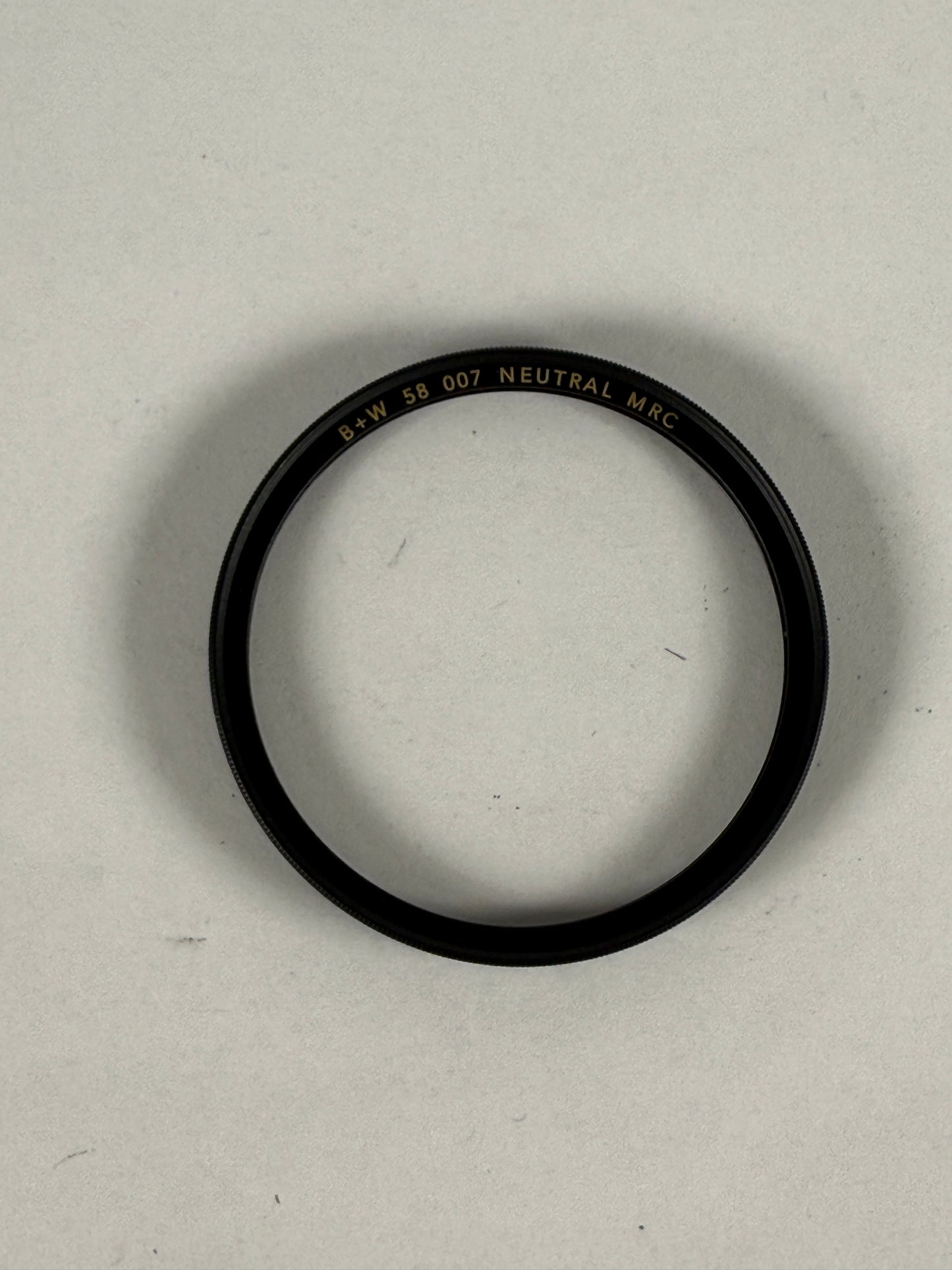 B+W 58mm Neutral 007 Clear MRC lens filter