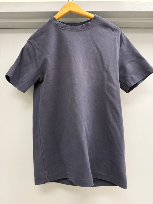ACNE STUDIOS Heavy Cotton Tee XS Extra Small Navy Blue ENYA HVY CO PAW16