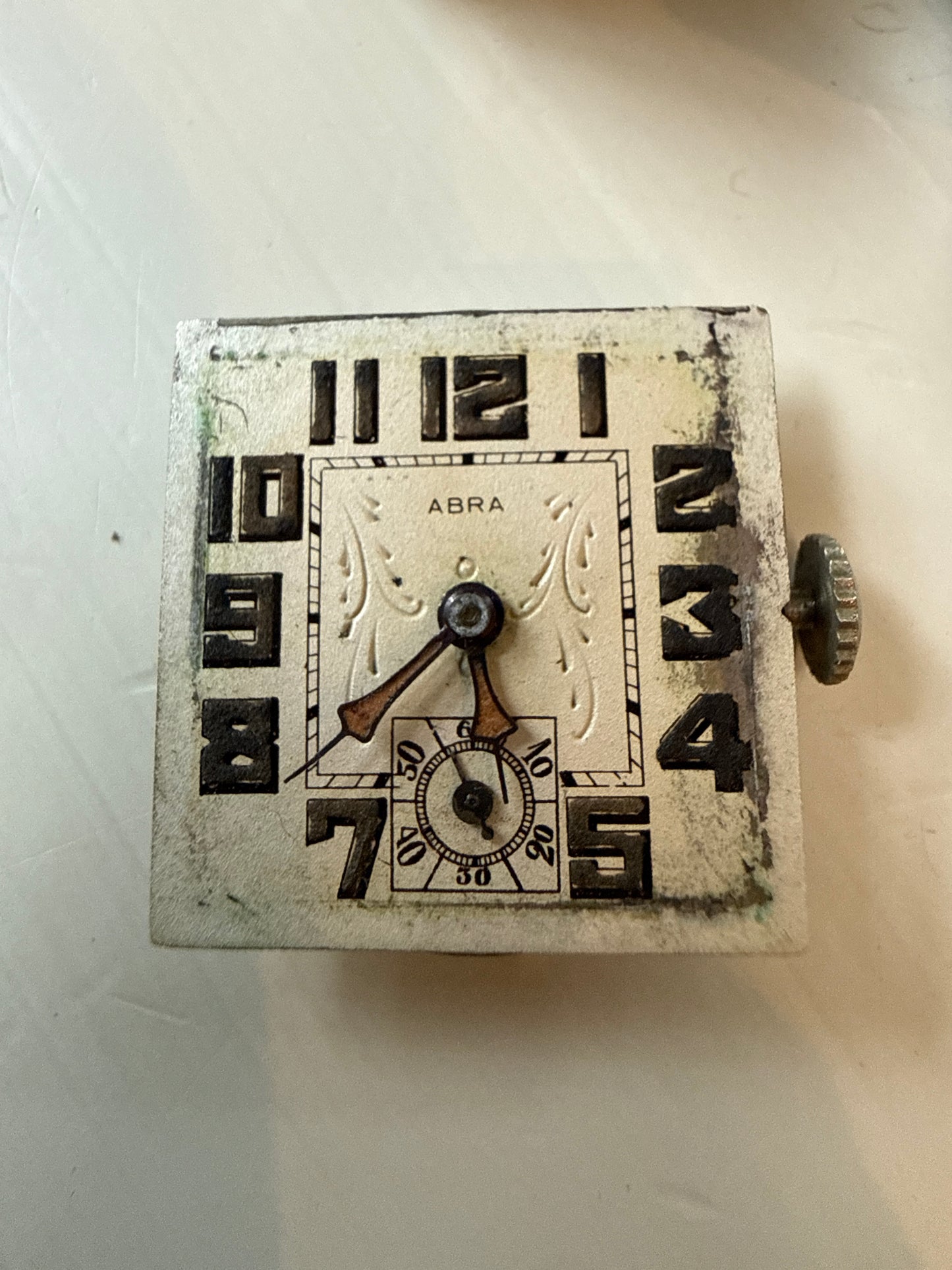 Vintage abra square wrist watch