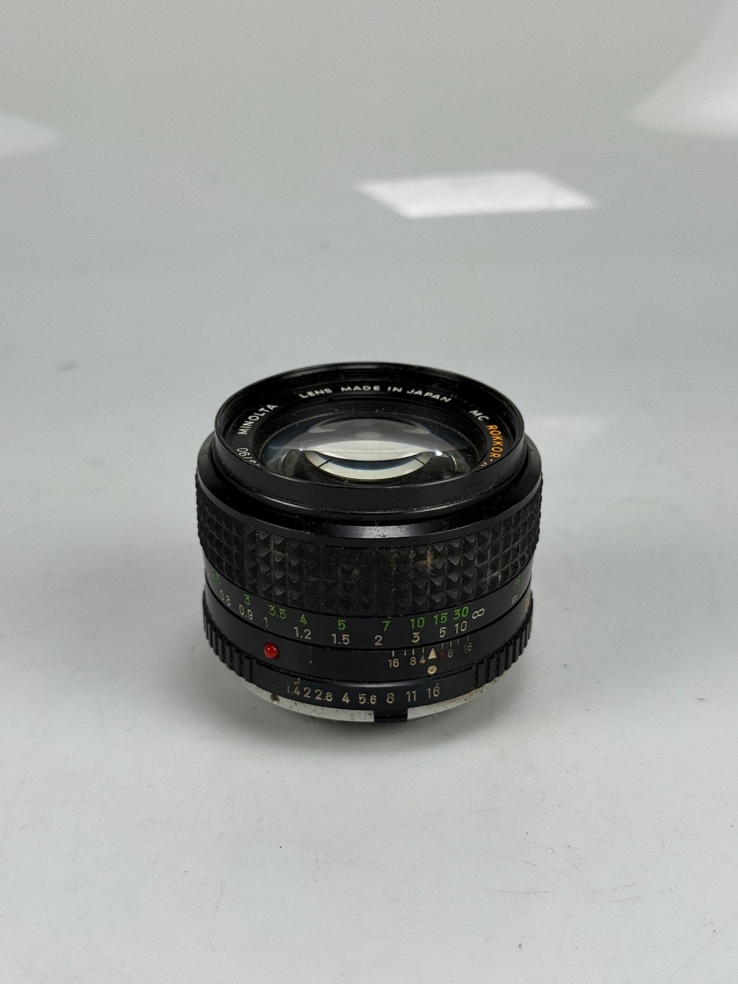 Minolta MD Rokkor-X 50mm f1.4 manual focus lens