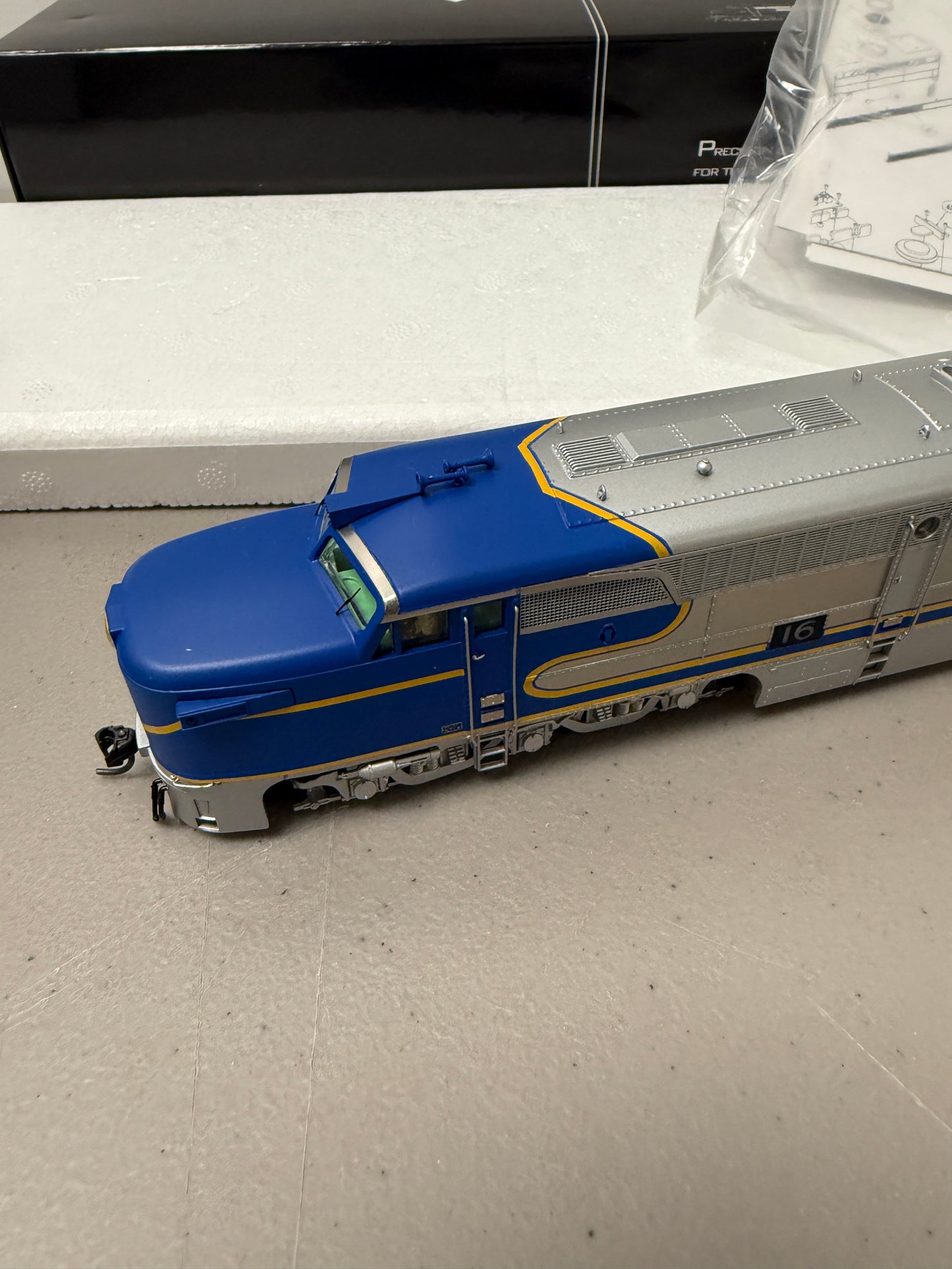 Precision Craft HO Scale #358 Alco PA2 Blue Warbonnet #16 DC/DCC w/ Sound