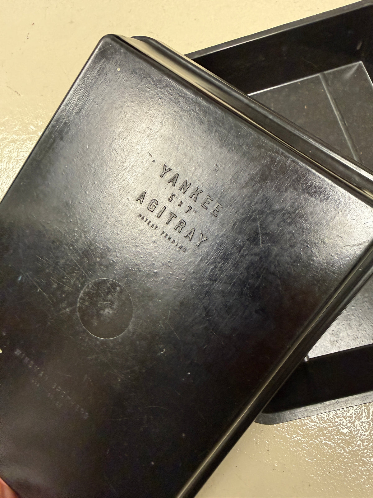 Yankee Agitray Developing darkroom printing Trays Set of 3 for 5x7 Prints