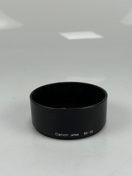 Canon BS-55 Lens Hood for FD 50mm f1.4 FD 50mm f1.8 metal plastic
