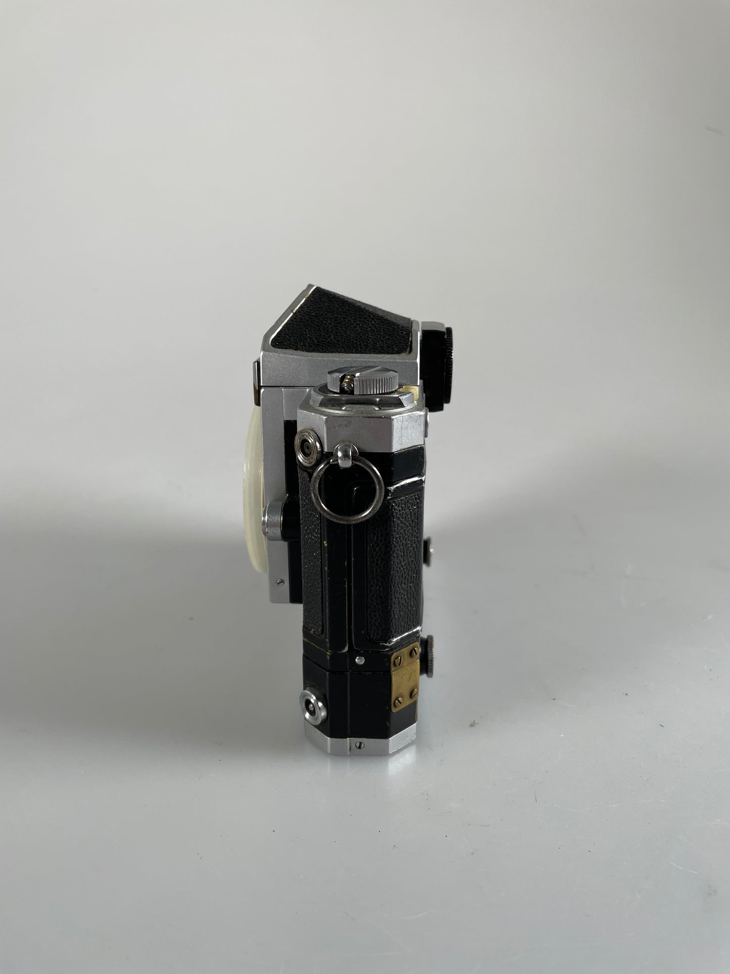 Nikon F Chrome body prism eyelever finder with F36 motor winder