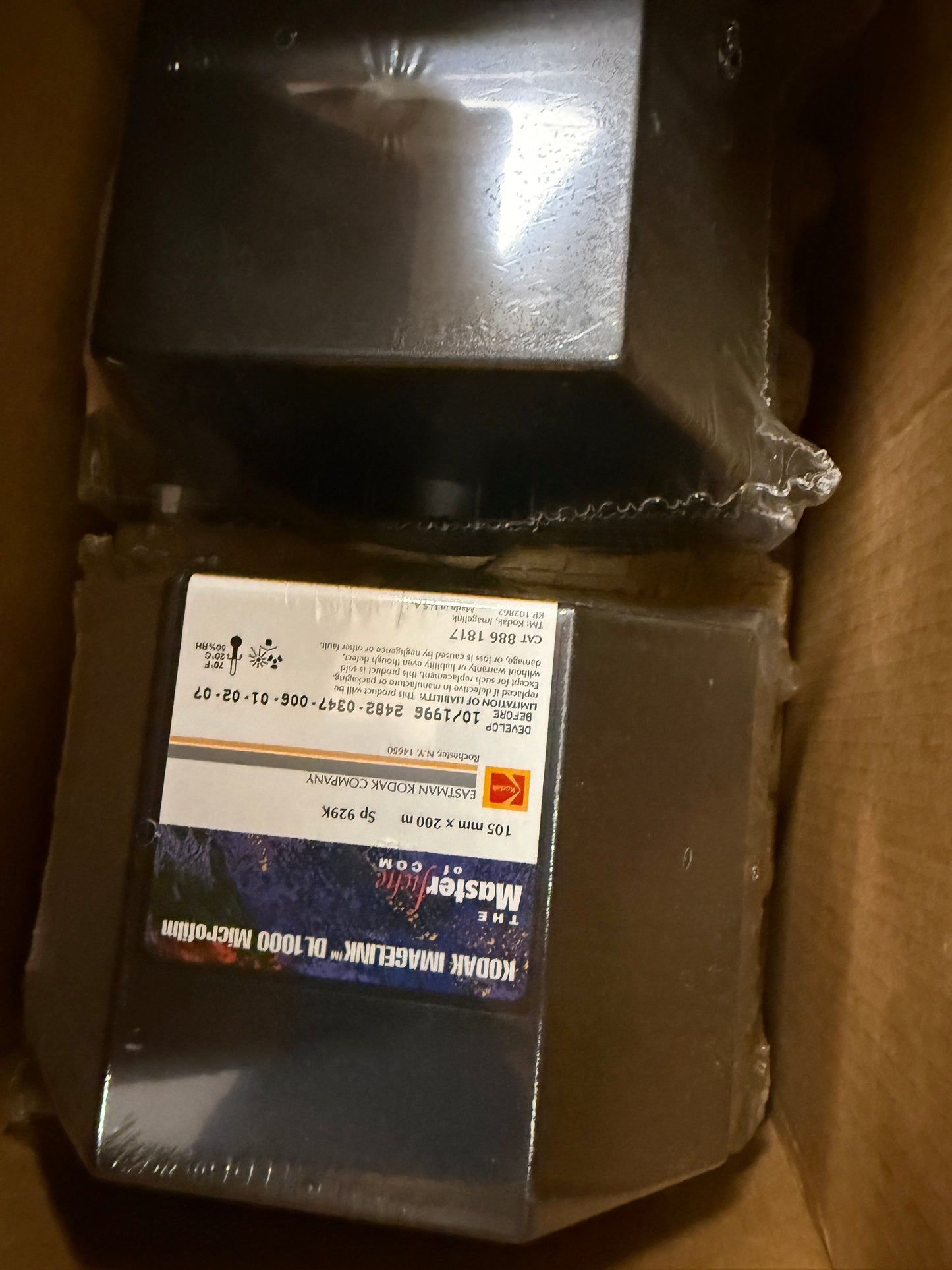 KODAK Imagelink DL 1000 Microfilm 2 105mm x 200mm rolls CAT 886 1817
