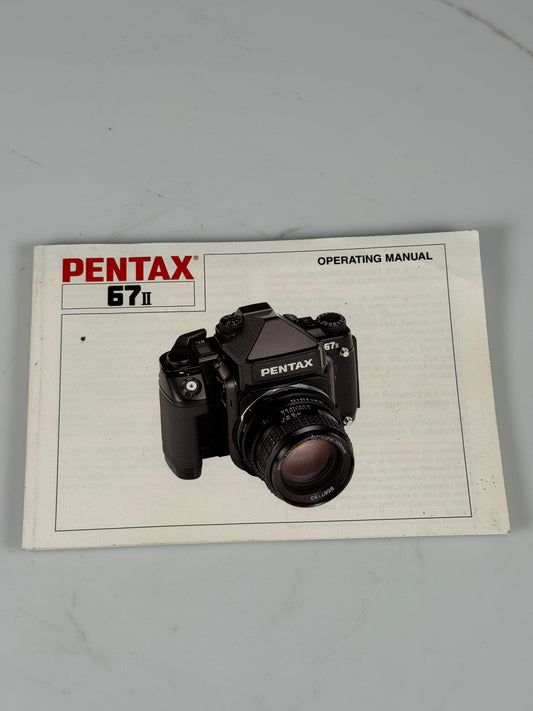 Pentax 67 6x7 II Camera Instruction Manual