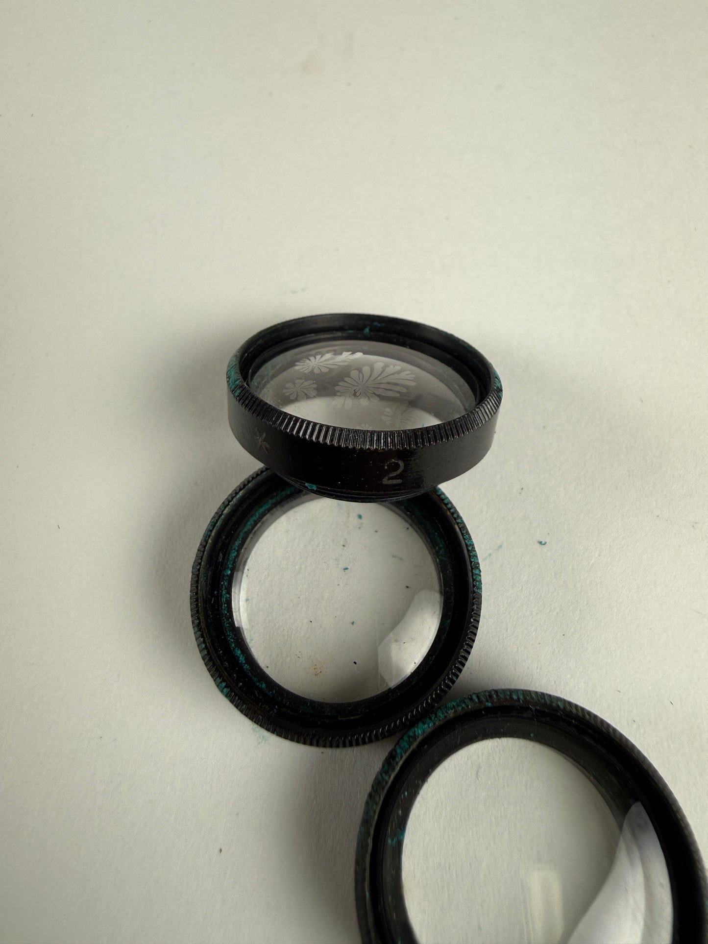 Leica Vorsatzlinsen Close-up set 1, 2, and 3 Filter for elmar Leica I model A