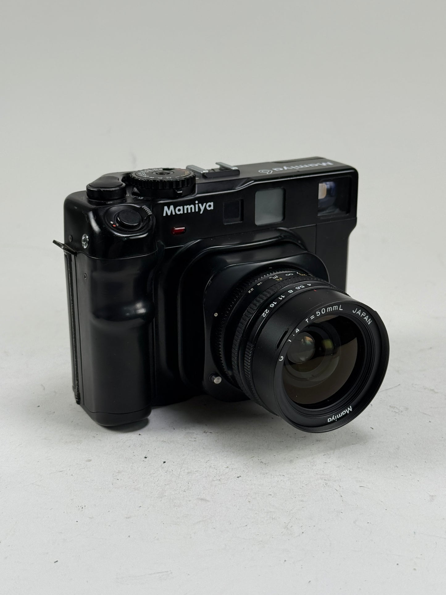 Mamiya 6 medium format rangefinder camera with 50mm f4 L G lens
