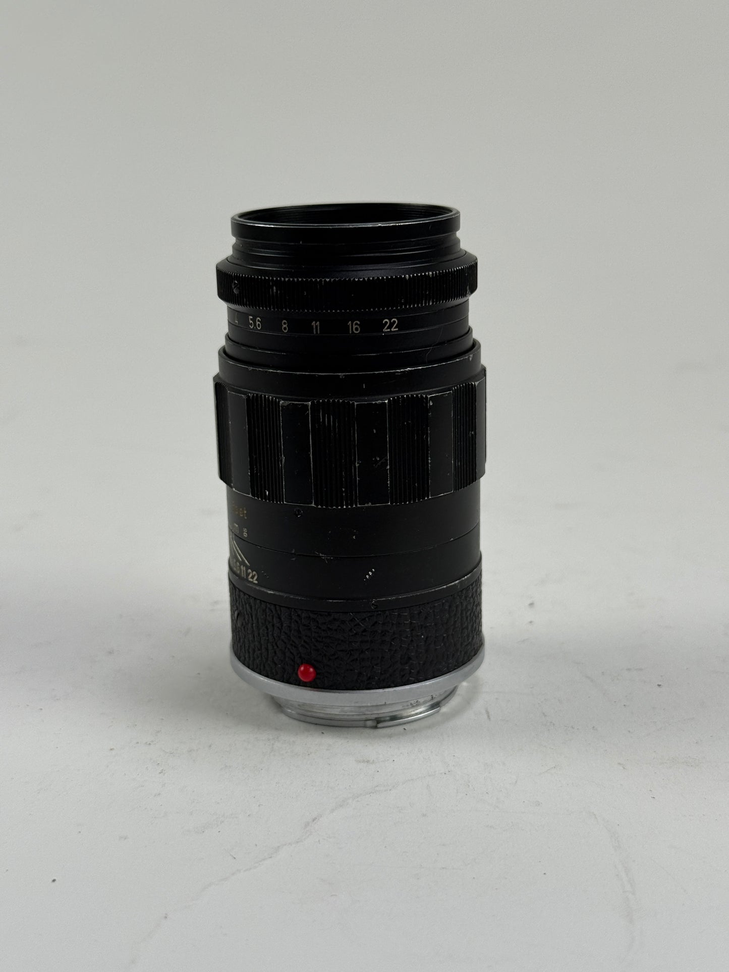 Leica 90mm f2.8 Elmarit Black M mount lens