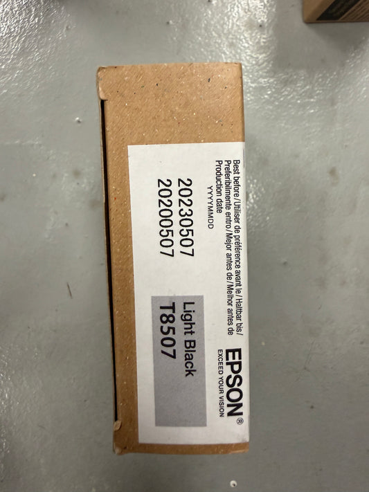 Genuine Epson T8507 Light Black Ultra Chrome HD Ink For SC-P800 Exp 2023
